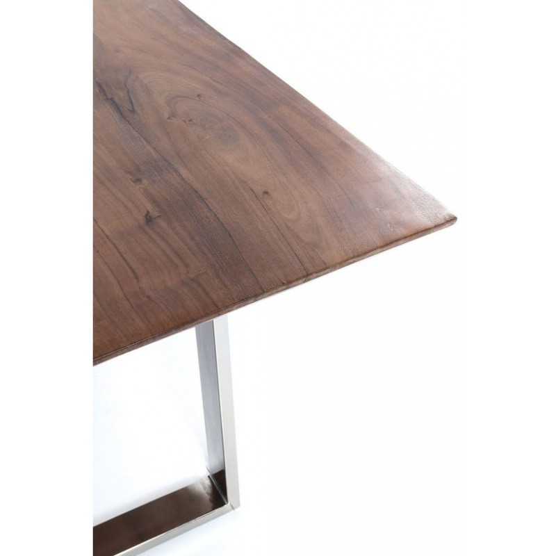 Table Symphony Dark Chrome 200x100